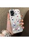 Redmi Note 12 5g Compatible Cute Cartoon Cat Style Case, Shock Absorbing Structure, Matte Texture