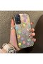 Redmi Note 12 Pro 4g Compatible Colorful Flower and Butterfly Case, Shock Absorbing Structure, Matte Texture