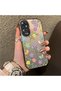 Oppo A60 Compatible Colorful Flower and Butterfly Case, Shock Absorbing Structure, Matte Texture