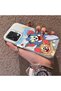 Oppo A6 Pro 4G/5G Compatible Cute Cartoon Cat and Mouse Case, Shock Absorbing Structure, Matte Texture - 2