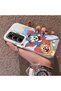 Infinix Hot 60 Pro Plus Compatible Cute Cartoon Cat and Mouse Case, Shock Absorbing Structure, Matte Texture - 2