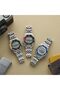 Mens Digital Watch with Black and Red Dial Silver Bracelet SMGG19P1 - 4