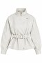 Stone Belted Nubuck Jacket - 8162