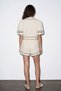 Embroidery Detailed Blouse Blz02196 Beige - 3