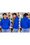 Boys' Hooded Oversized Sweatshirt with Kangaroo Pocket - 2