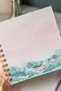 15X15 cm Square Copper Spiral Checkered Notepad / School Notebook Pastel Dreams - 2