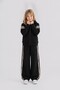 Girl's 8-14 Years Old Striped Detailed Double Tracksuit Set Black - 2