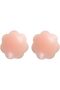 Adhesive Nipple Covers Silicone Bra (Flower)
