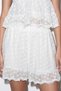 Embroidery Detailed Shorts Srt02231 Ecru - 3