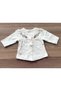 100% Cotton White Color Floral Embroidered Combed Cotton 0-3 Months Baby Girl Jacket/Cardigan/Top Clothing Bodysuit/Leotard