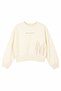 Girl's 8-14 Years Old Pearl Detailed Sweatshirt Cream - 3