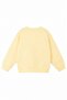 Girl's 4-8 Years Old Floral Motif Sweatshirt Yellow - 2