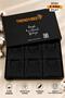Men's Black Undershirts 6-Pack 100% Cotton Men's Classic Cut Comfortable Daily Underwear Special Boxed - 2