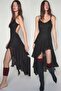 Women's Short Ribbed Knit Accessory Leggings - 6