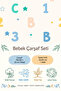 Abc 100% Cotton Ranforce Baby Elastic Sheet Set - 4