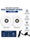Kids Drift Scooter Replacement Wheel with Bearing, White Rubber Wheel for Drift Trike Ride-On Toy, 2 Piece - 6