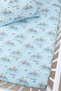 Blue Teddy 100% Cotton Ranforce Baby Elastic Sheet Set - 3