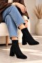 Women's Ankle-Length Square-Toe Thick-Heeled Casual Stylish Boots - 3