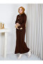 Women's Tight Knitted Suit with Buttoned Jacket and Skirt - 5
