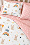 Bunny 100% Cotton Ranforce Baby Duvet Cover Set - 2