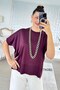 Bat Sleeve Knitwear Blouse 7K081
