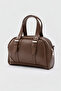 Peggy oval crossbody bag - hazelnut - 2
