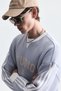 Contrast Collar Oversize Sweatshirt - 4