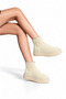 Women's New Season Suede Sarén Beige Winter Boots - 4