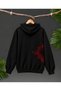 I’M Fine Printed Oversize Unisex Hooded Sweatshirt