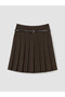 Alita City Xside Brown Plaid Mini Women's Skirt with a Difference
