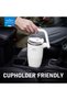 Temp Guard Vacuum Insulated Travel Mug – 180° Rotating Handle Tumbler, 24H Cold & 12H Hot, 1200ml - White - 3