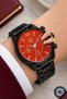 Black-Rose Color Steel Cord Steel Case, Colorful Glass Women's Wristwatch Sdcms1106 - 3