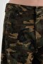 Women's Camouflage Fabric Print Detailed Balloon Fit Design Trousers - 6