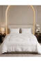 White Duvet With Piping (230 x 220 cm) - 2