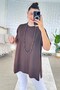 Bat Sleeve Long Knitwear Blouse 7K080
