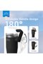 Temp Guard Vacuum Insulated Travel Mug – 180° Rotating Handle Tumbler, 24H Cold & 12H Hot, 1200ml - Black - 5