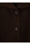 Alita City Brown Knitwear with a Difference Flat Short Women's Cardigan - 2