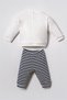 Baby Boy Tracksuit Set 6-36 Months White - 4