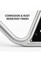 ATV Front Bumper Guard – Compatible with Raptor 700 / 700R (2006–2022) | Heavy-Duty Aluminum, Rust-Resistant, Aggressive Racing Design, Easy Bolt-On Installation (Blue) - 8