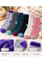 Socks 6 Pairs Women's Winter Towel Socks 100% Cotton Yoga Pilates Sports Socks - 3