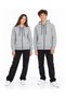 35210-26 Unisex Zippered Hooded Sweatshirt, Casual Model with Kangaroo Pocket, Ages 13–16
