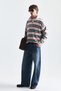 Oversize Color Block Knitwear Sweater - 2