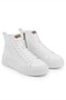 Zrc167 Premium Winter Zippered Men's Boots White