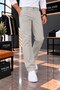 Men's Regular Fit Comfortable Cut Fabric Trousers - 4