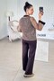 Sequined Mesh Cardigan 3-Piece Modal Set 7K068 - 4