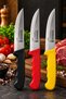 1 Piece Makrosel No:1 Stainless Steel Kitchen Knife with Plastic Handle – Sharp and Durable Knife for Daily Use