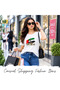 I Love Dubai Adult Womens T-Shirt - Round Neck with Short Sleeve - Women Cotton T-Shirt -Printed T-Shirt - Perfect for Dubai Souvenir - 5