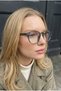 Havana Khaki Green Framed Retro Blue Light Protection Ultra Light Women's Blue Block Glasses - 2
