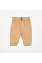 Printed Corduroy Pants Beige - 2