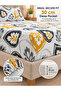 Bedsheet Set, Abstract Leaf Pattern, 100% Cotton, 125 GSM - 3